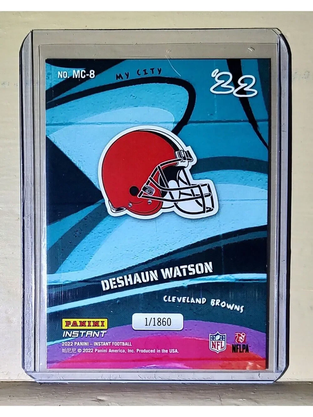 Deshaun Watson 2022 Panini NFL MyCity #8 Football Card 1/1860